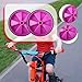 KQFCAZRE Bicycle Training Wheels for Kids Bike Support Rear Wheels Fashion Silent Lightweight Portable Replacement for Outdoor Biking, Pink