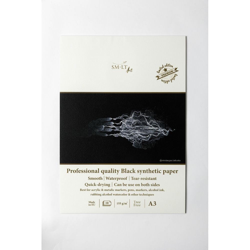 SM-LT Beaux-Arts Yupo Pad A3 10 Sheets 155 GSM Black
