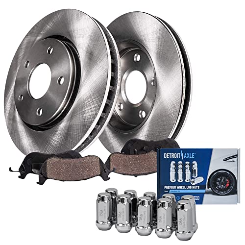 Image of Detroit Axle - Front Brake Kit for 2005-2010 Jeep Grand Cherokee