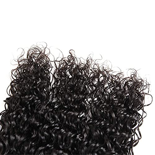 Nomo Brazilian Virgin Water Wave Human Hair Bundles For Black Women 18 20 22 24 Inch 290G 100% Unprocessed 4 Bundles Weave Hair Extensions Natural Black Color #TOP4