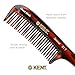 Kent 21T 8 Inch Large Hair Detangling Comb, Wide Teeth for Thick Curly Wavy Hair. Long Hair Detangler Comb For Wet and Dry. Handmade of Quality Cellulose, Saw-Cut Hand Polished, Made in England