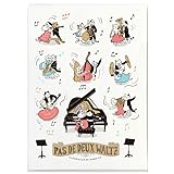 楽器 音楽家 クリアファイル Some Music Design 管楽器 弦楽器 (ワルツ)