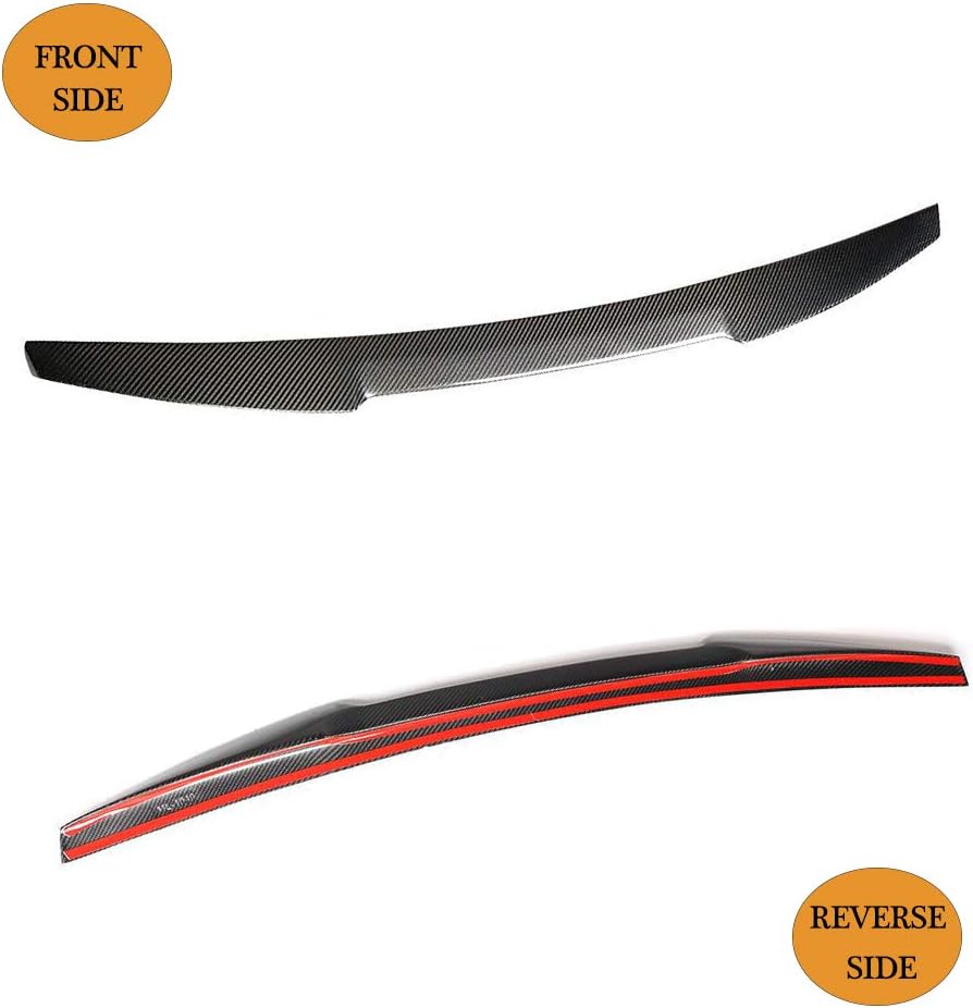 Trunk Spoiler fits BMW 3 Series E36 318i 320i 323i 325i 328i Sedan 1991-1998 Factory Outlet Carbon Fiber CF Rear Boot Lid Highkick Wing Lip