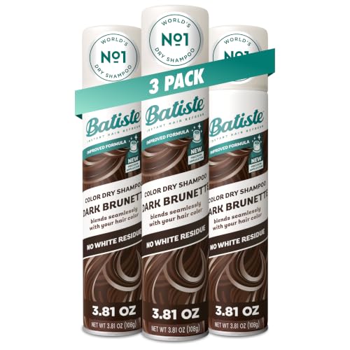Batiste Dark Dry Shampoo, Waterless shampoo...