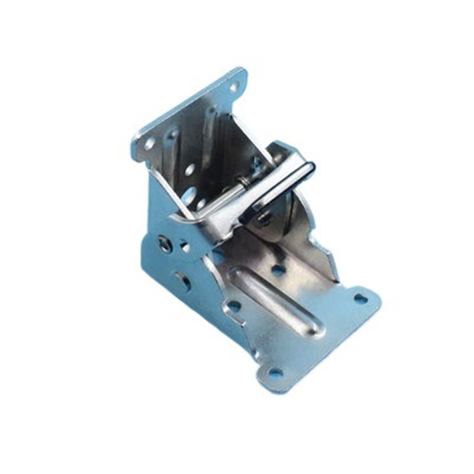 Padgcnor Gold Folding Hinge 1Pc 90 Degree Self-Locking Folding Hinge Table Legs Chair Extension Foldable Self Locking Fold Feet Hinges Hardware(Gold)