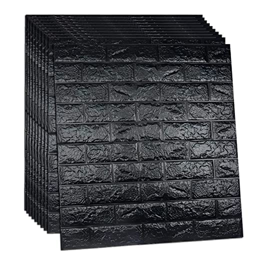 Self Adhesive 3D Brick Design Wall Panels Peel and Stick Wallpaper (Pack of 1 sheet (5.8 Sq. Ft