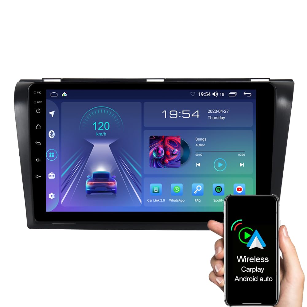 Amazon.com: ASURE 9 inch Car Stereo Radio Upgrade for Mazda 3