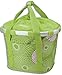 KlickFix Damen Klappkorb Bikebasket Crystals Lenkerkorb, Lime Grün, 26 x 35 38 cm EU