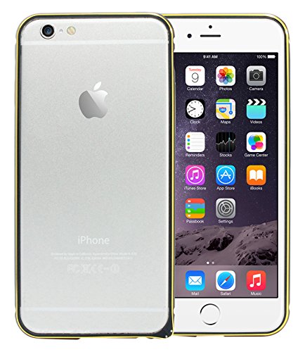Bumper iPhone 6 Trenro noir double couleur en aluminium idéal pour le quotidien actif