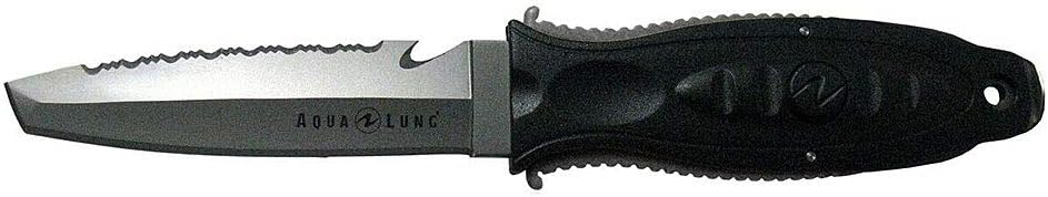 Aqua Lung Big Squeeze Titanium Tanto Knife Charcoal, 5x7x3 : Sports & Outdoors
