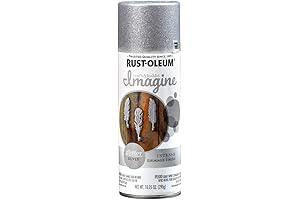 Rust-Oleum Imagine Spray Paint Glitter Finish Silver