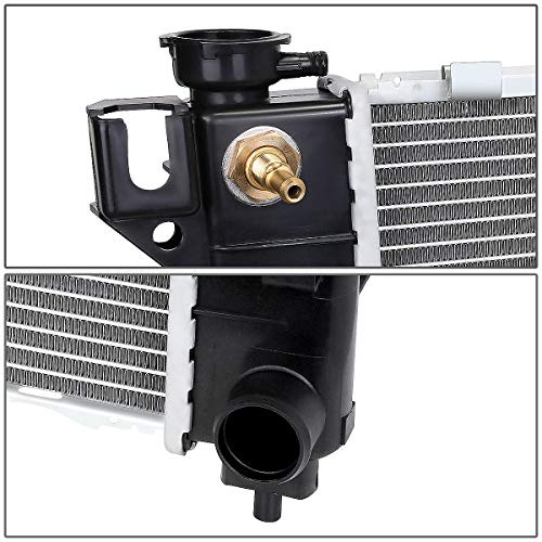 Dna Motoring Oem-Ra-1850 1-Row Aluminum Cooling Radiator Compatible With 96-00 Grand Voyager/Caravan At, 25-13/16" W X 14-7/8" H X 1-1/4" D, 1-5/16" Inlet, 1-9/16" Outlet #TOP2