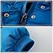 Moonker Long Puffer Jacket for Girls Boys Casual Fashion Down Jackets Winter Plain Thickened Warm Hooded Coat with Pockets for Kids (Blue, 18-24 Months)