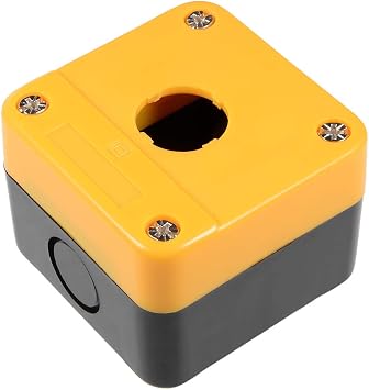 uxcell Push Button Switch Control Station Box 22mm 1 Button Hole Waterproof