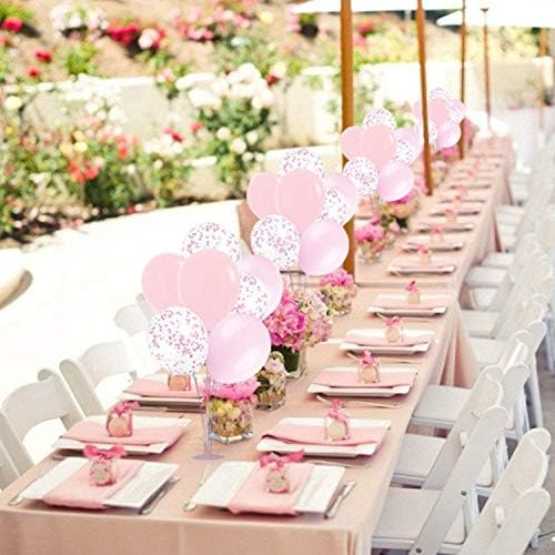 GORVELL 6 Set Table Balloon Stand with 42 Sticks 42 Cups and 6 Flower Stand Base,Table Centerpiece Decorations for Graduation/Wedding Birthday Baby Shower Party