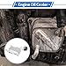 VekAuto 1 Pc Engine Oil Cooler for Ford for Ranger Aluminum Alloy Transmission Oil Cooler Trans Cooler with O-ring Seals