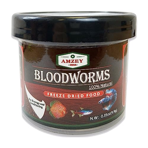 Amzey Blood Worms 0.35oz -100% Natural Freeze...