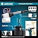LIBRATON Pneumatic Rivet Gun Kit, Heavy Duty Air Riveter Tool 3/32
