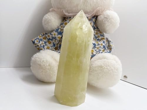 Miniatura 4 de AITELEI Varitas grandes de cristales curativos naturales, 3.9"-4.3" (10-11cm) 6 facetas de un solo punto de prisma de cristal para curación