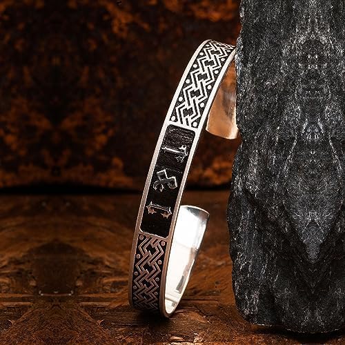 Silbernes Herrenarmband. Manschettenarmband für Männer. Manschetten-Armreif. Personalisiertes Herrenarmband mit Gravur. Dicke Manschette Männer. Custom Jahrestag Silber Geschenk für Männer.