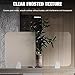 ntumLeap Acrylic Free Standing Privacy Screen, Desk Divider Home & Office Partitions,Portable Visual Distractions Privacy Panel for Table Top Workstation (Frosting 60x30cm(23.6x11.8))