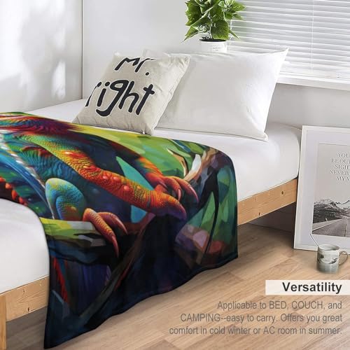 Manta de franela Cameleon colcha suave para sofá de 150x200 cm 7
