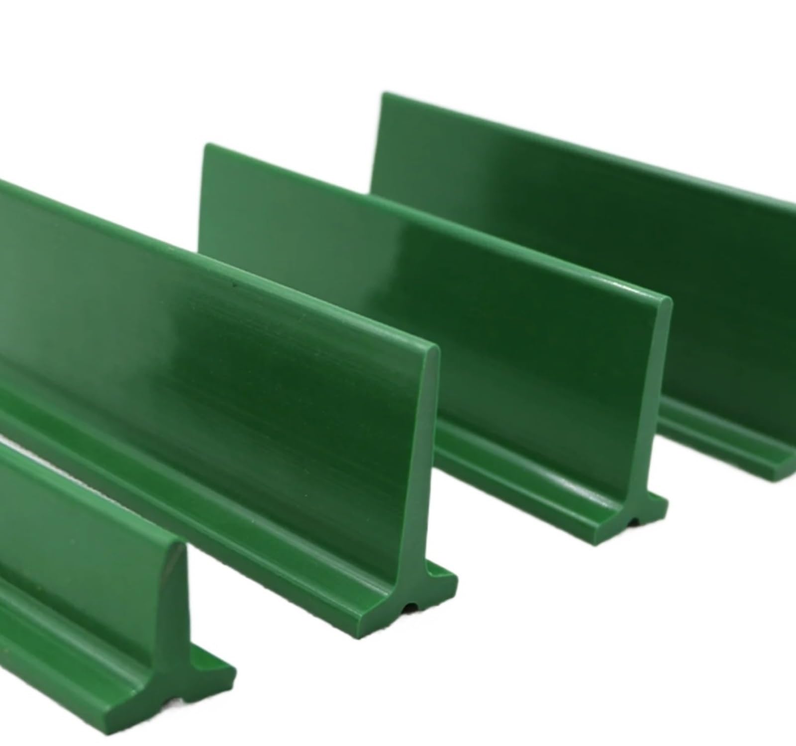 2 meter/stücke T30 H: 30mm Basis breite: 25mm Grüne PVC Förderband Stollen Montage Linie Klettern Band Prallplatte