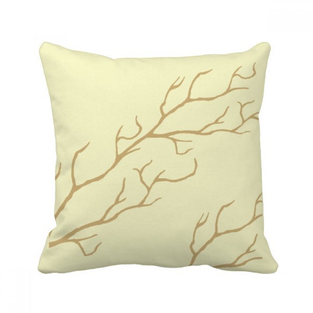 Coussin motif art carré plantes multicolor 40x40cm, une idée cadeau déco
