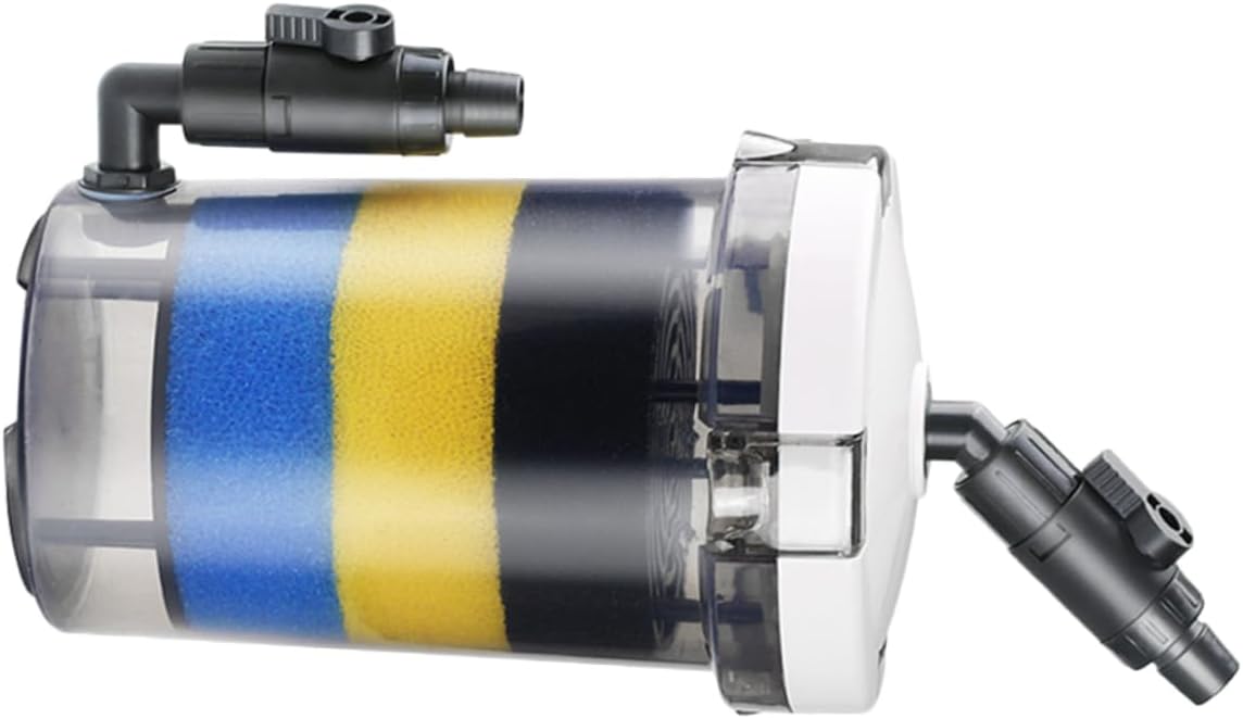 Housoutil 1pc Aquarium Front Fish Tank Silent Aquarium Fish Tank Water Front Grass Cylinder Strainer Aquarium Wheeled External Bucket