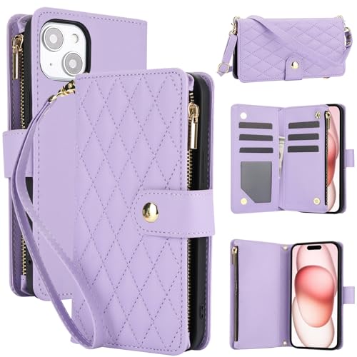Étui antichoc iPhone 13 Mini pour ne plus perdre vos cartes grâce au portefeuille zip