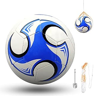Football Size 4 for Kids, Training Soccer Ball with Mesh Bag Needle, Three-layer Structure TPU Texture Football Toys for Adult Children Outdoor Indoor Training Match Ball, Gift Idea for Boy