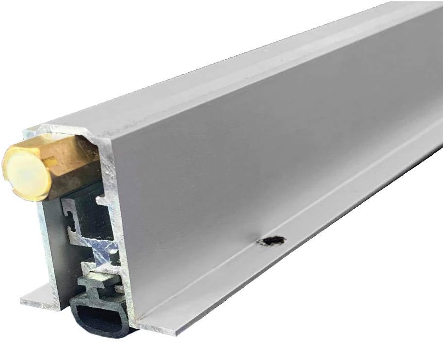 Regular Duty/Concealed Automatic Door Bottom with Silicone Bulb Seal (7053CA), SMS #6 x 1/2'' Supplied, (23/32'' W x 1-9/16'' H, 42'' L)