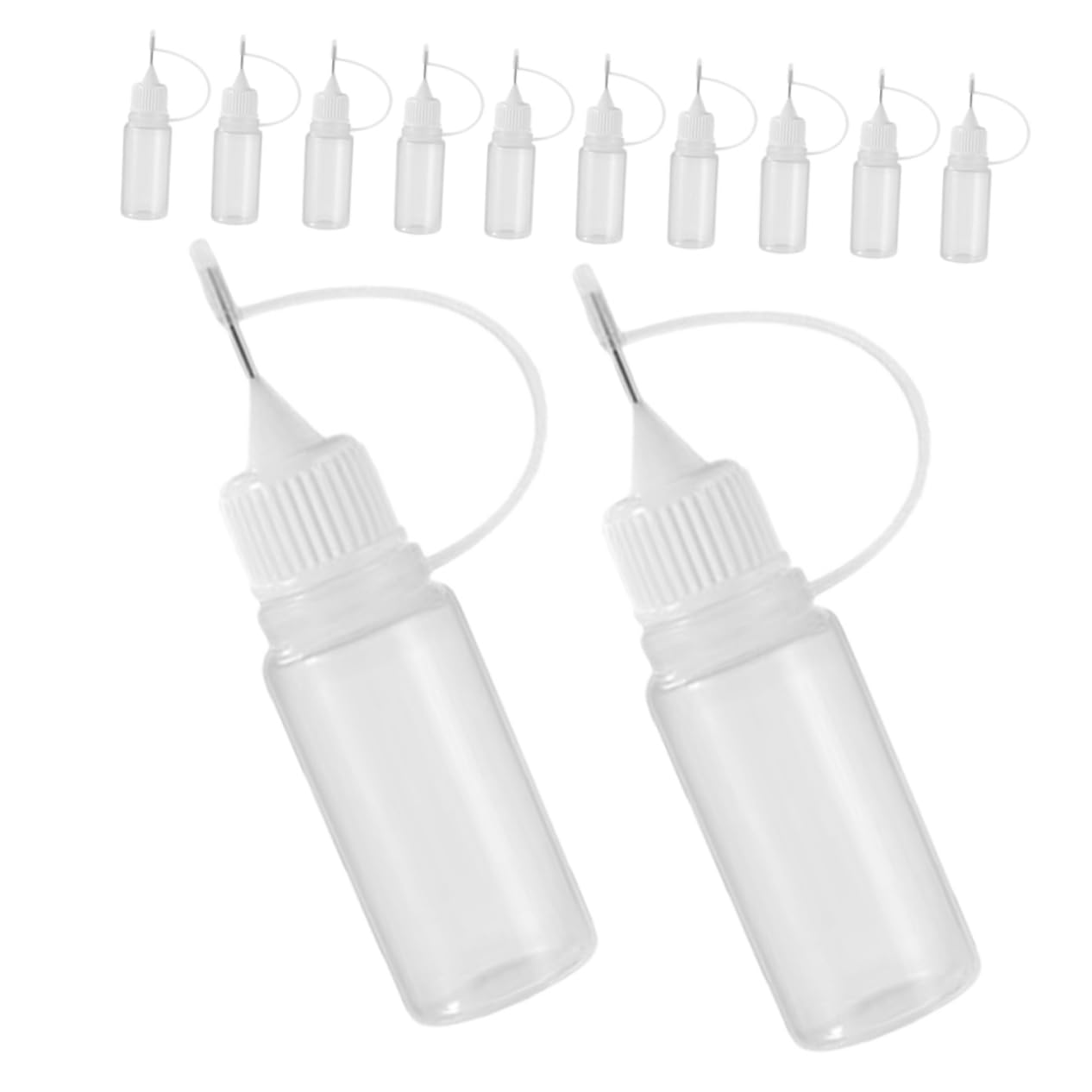 iplusmile 100stücke Quetschflasche Präzisions-applicator Für Kleber Öle Und Kosmetik Lebensmittelechte Pe Flasche Mit Dichten Verschlüssen Für -projekte Und Reisen