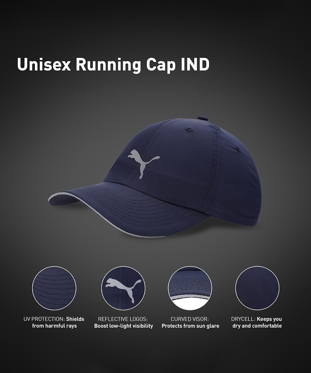 Puma Unisex-Child Baseball Cap (2379103_Peacoat_X) - Image 6 thumbnail