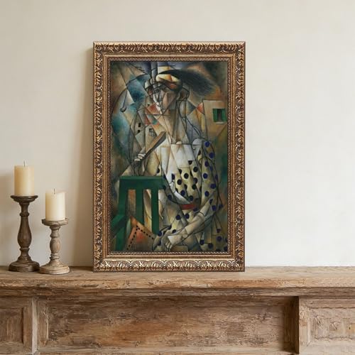 Toile Jean Metzinger tableau cubiste cadeau art élégant - 4
