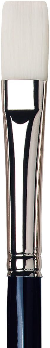 da Vinci Oil & Acrylic Series 7105 Impasto Paint Brush, Flat Extra Stiff White Synthetic, Size 14