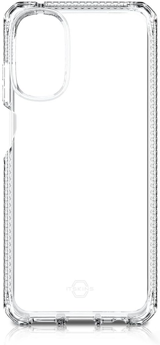 Itskins Spectrum // Clear Compatible with Moto G 5G (2022), Protective Phone Case, Slim Hybrid Case, Anti-Yellowing, and Heavy Duty Shockproof Cover, Military Phone Case - Transparent