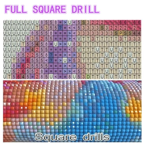 DIY Peinture Diamant 80x120cm Un Cadeau Créatif pour Adultes - 5