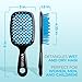 FHI Heat UNbrush Detangling Brush for Pain-Free Brushing on All Wet or Dry Hair Types — Durable DuoFlex Anti-Static Bristles, Lightweight Handle, Vented Hair Brush, Ocean