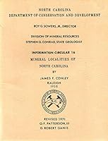 Mineral Localities of North Carolina Information Circular 16 B07MJCRCP5 Book Cover