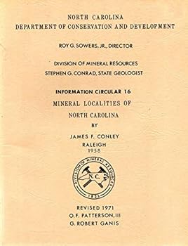 Mineral Localities of North Carolina Information Circular 16