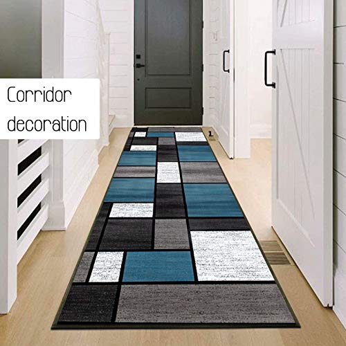 Tapis Cuisine Devant evier Tapis de Couloir Lavable antiderapant Long Absorbant Moderne Motifs Géométriques pour Salon, Chambre, Les Chambres Jeunes Adulte Fille Garcon Gris Noir Rouge Beige – Image 4