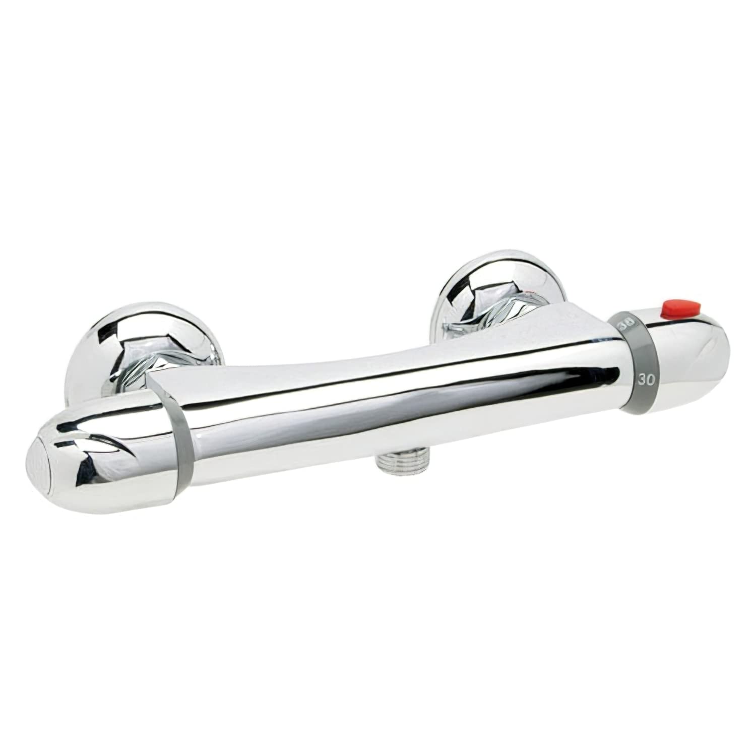 WOLFPACK LINEA PROFESIONAL - Monomando "Línea Flow" Ducha Termostático Con Cartucho Ceramico Ø 40 mm.