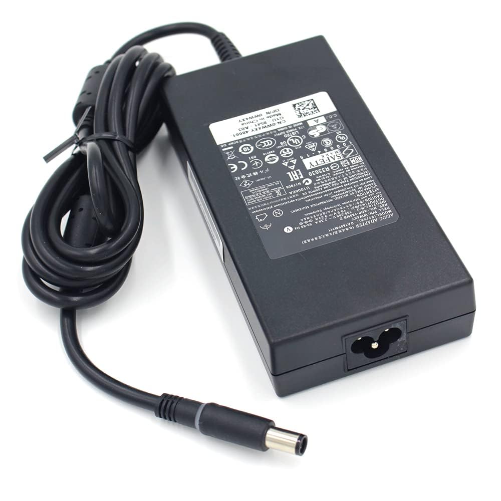 QUCKCLIK 180W 19.5V-9.23A AC Charging Brick Compatible with Dell 7588 7590 7790 3579 3779 5587 5590 DA180PM111 FA180PM111 Gaming Charging Brick