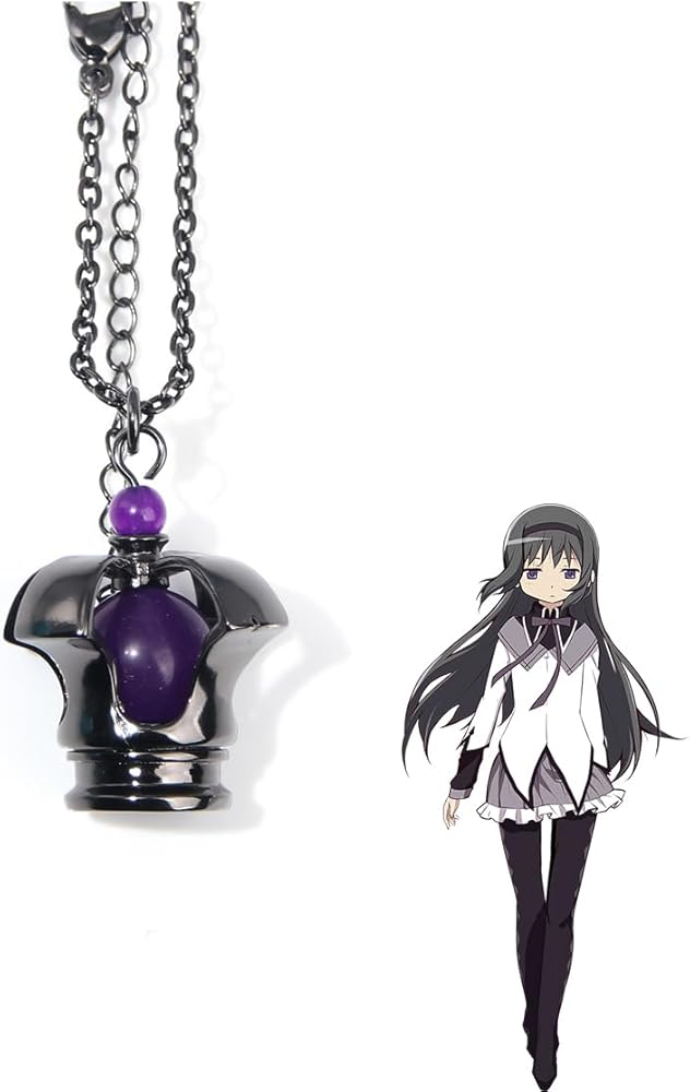 Amazon.co.jp: [AcosOrz] 暁美ほむら ネックレス ソウルジェム