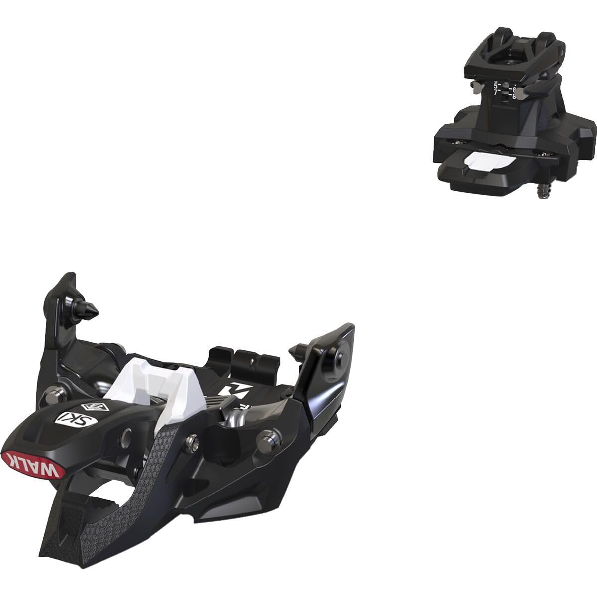 Mountain 8 Touring Ski Binding without Brake Black – Men – One Size – Black