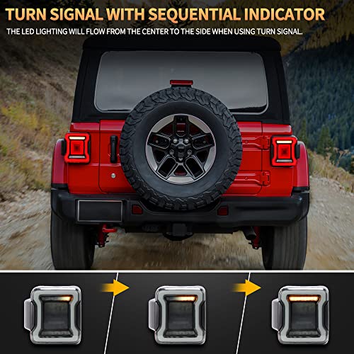 Feux arrière LED Wrangler JL pour remplacer les optiques halogènes - 3