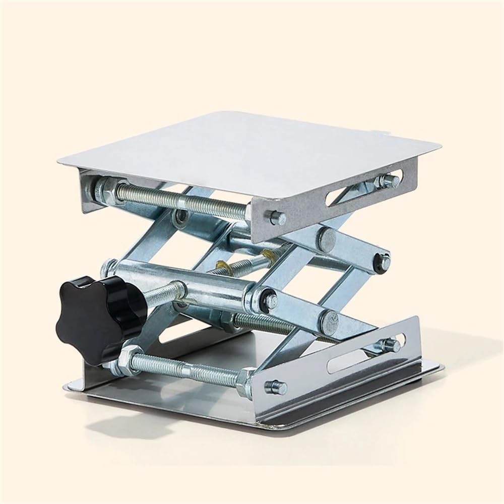 Laborgeräte und -ausrüstung Labor 100 mm 150 mm 200 mm 250 mm 300 mm Edelstahl Labor Unterstützung Jack Labor Lift Stand Tisch(150-150ml B)