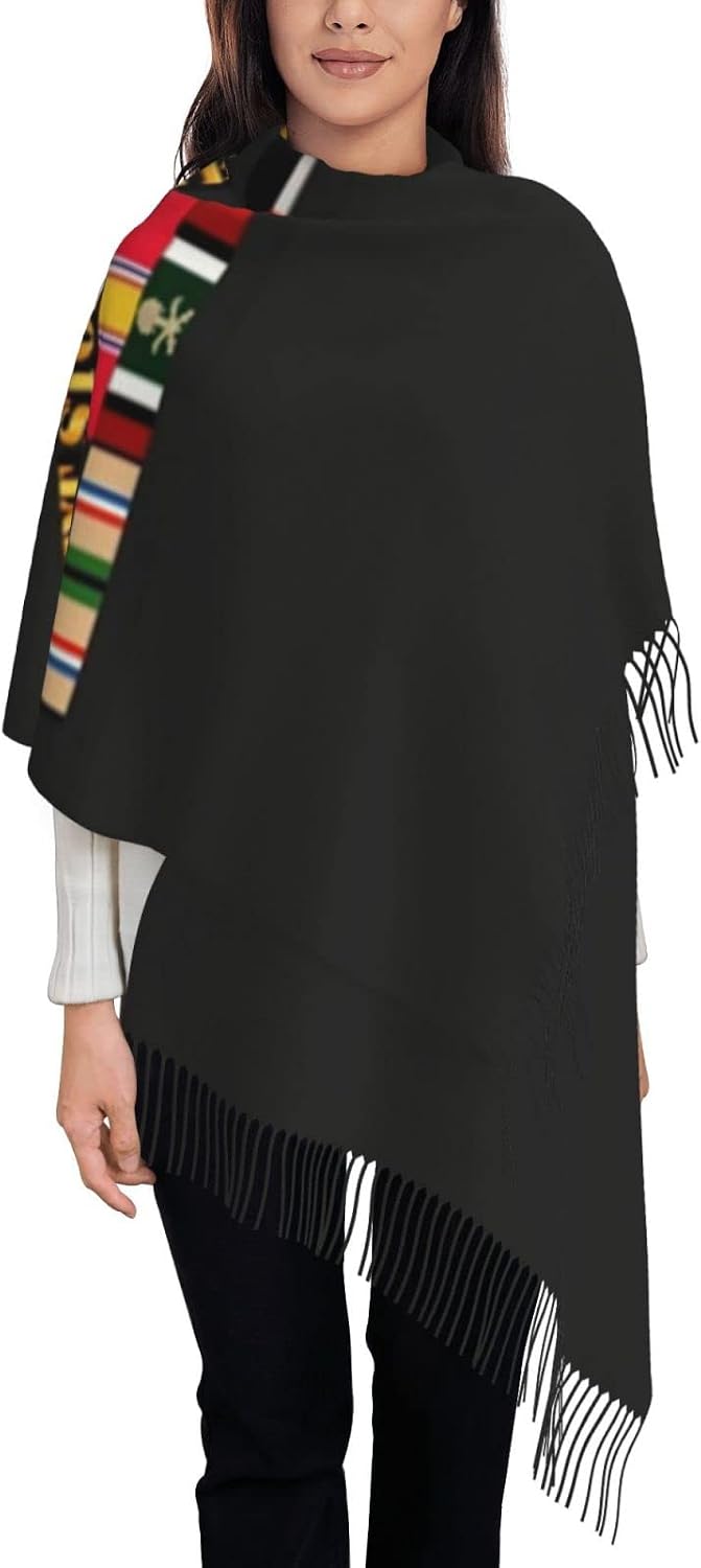 Desert Storm Veteran Scarf Man'S Women Christmas Wraps Unisex Scarve Super Soft Shawls Scarves