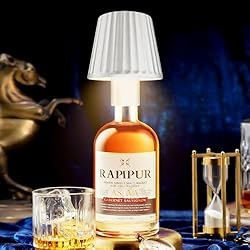 Lampara Botellas Bitter LANMOU Lámpara de Botella de Vino Recargable Lámpara de Mesa LED Tactil Inalámbrica IP54 Para Interior y Exterior, Lámpara de Mesa Regulable 3000K para Restaurante & Bar, Batería 5200 mAh